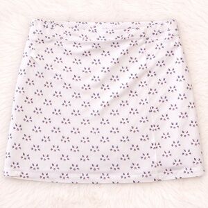 Lady Hagen White Printed Golf Skort Size 16 Built-In Shorts